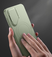 Puzdro pre Samsung Galaxy S25+ Plus, Suritch Shockproof, pre MagSafe, zelený