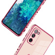 Obal na mobil pre Samsung Galaxy S20 FE, Electro heart, ružové rose gold