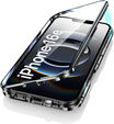 Puzdro pre iPhone 16E, Magnetic Dual Glass, čierne