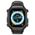 Pasek z etui Spigen do Apple Watch Ultra 49mm, Rugged Armor Pro, Czarny