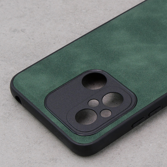 Obal na mobil pre Xiaomi Redmi 12C, ERBORD Business, s držiakom do auta, zelený