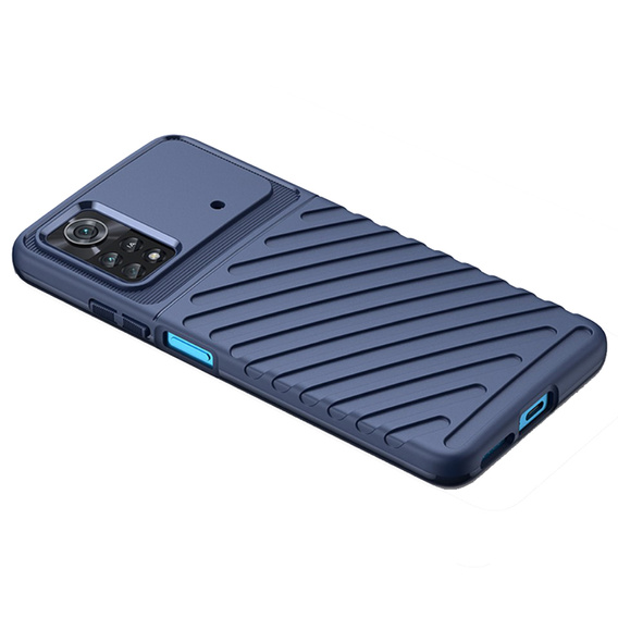 Obal na mobil pre Xiaomi Poco X4 Pro 5G, Thunder, modré