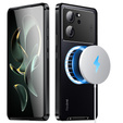 Ochranné puzdro na fotoaparát pre Xiaomi 13T / 13T Pro, CamShield MagSafe, transparentné / čierne
