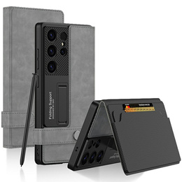 Flipové puzdro pre Samsung Galaxy S25 Ultra, GKK Card Slot Wallet, čierne