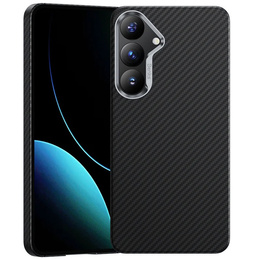 Puzdro BENKS Kevlar pre Samsung Galaxy S25+ Plus, pre MagSafe, Carbon Fiber, čierne