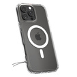 Puzdro MagSafe Spigen pre iPhone 16 Pro Max, Ultra Hybrid, transparentné / biele + tvrdené sklo 9H