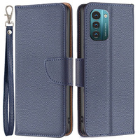 Klapkové puzdro pre Nokia G11 / G21, Litchi Wallet Case, modré