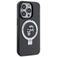 Stojan na prstene Karl Lagerfeld Puzdro MagSafe Karl & Choupette pre iPhone 15 Pro