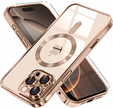 Puzdro pre iPhone 16 Pro, Electro MagSafe, desert titanium + sklo na displej