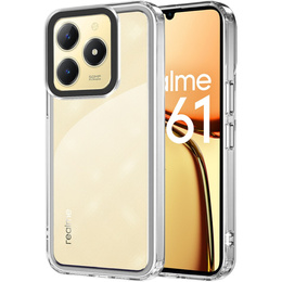 Obal na mobil pre Realme C61, Fusion Hybrid, priehľadné