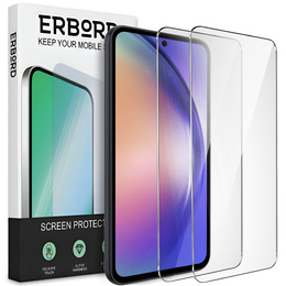 2x tvrdené sklo pre Samsung Galaxy A54 5G, ERBORD 9H Hard Glass na displeji