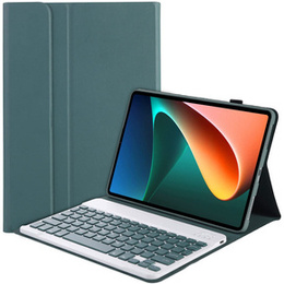 Puzdro + klávesnica Xiaomi Pad 5/5 Pro, zelený