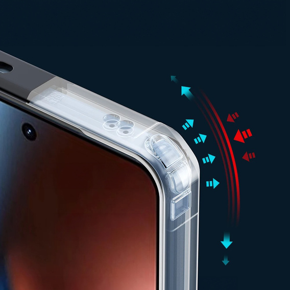 Obal na mobil pre Realme GT 7 / 7T, AntiDrop Hybrid, čierne