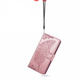 Klapkové puzdro pre Xiaomi Redmi A3, Butterfly, ružové rose gold
