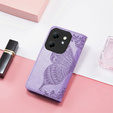 Klapkové puzdro pre Infinix Hot 50i 4G, Butterfly, fialové