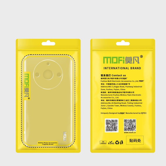 Puzdro MOFI pre Realme 11 Pro 5G / Pro+ 5G, tenké, priehľadné