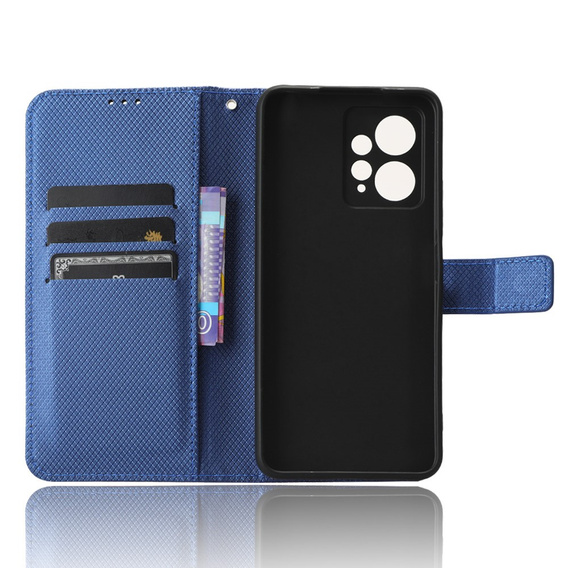 Klapkové puzdro pre Xiaomi Redmi Note 12 4G, Wallet Smart Magnet, modré