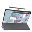 Puzdro pre Samsung Galaxy Tab S9 Plus, Smartcase, unicorn