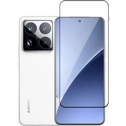 3D tvrdené sklo pre Xiaomi 15, čierny rám