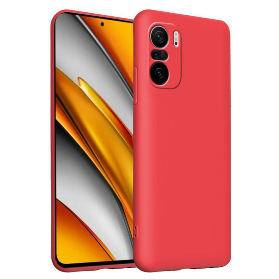 Obal na mobil pre Xiaomi Mi 11i / POCO F3, Silicone Lite, červené