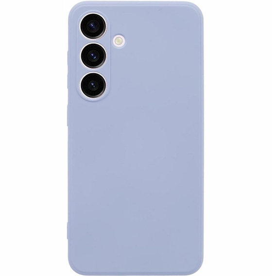 Obal na mobil pre Samsung Galaxy S24+ Plus, Silicone Lite, fialové