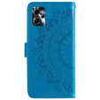 Klapkové puzdro pre Motorola Moto G13 / G23, Mandala Flower, modré