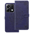 Klapkové puzdro pre Xiaomi Poco X6 5G, Mandala, fialové