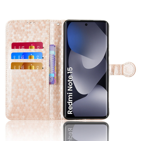 Peňaženka Rhombus flipové puzdro pre Xiaomi Redmi Note 15 5G / Poco M8 5G