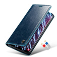 CASEME flipové puzdro pre Samsung Galaxy S9, Waxy Textured, modré