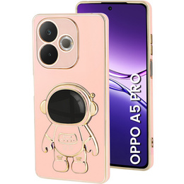 Obal na mobil pre Oppo A5 Pro 5G, Astronaut, ružové