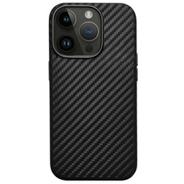 KZDOO puzdro pre iPhone 16 Pro, Carbon Fiber, čierne