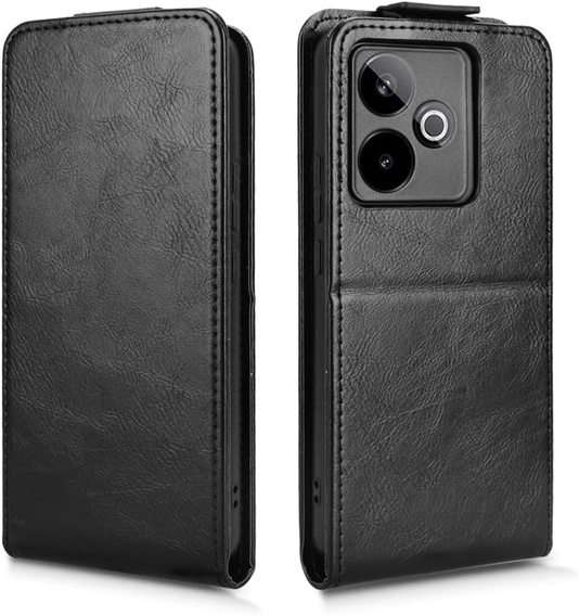 Klapkové puzdro pre Realme GT 7 / 7T, Flip, čierne