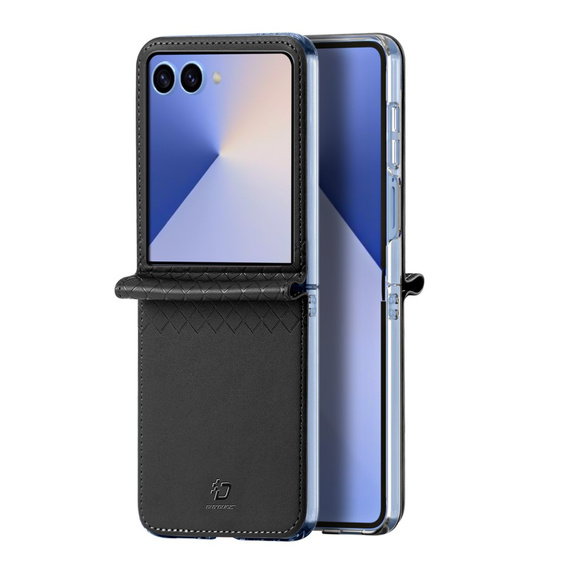 Puzdro Dux Ducis pre Samsung Galaxy Z Flip7 5G, Bril, čierne