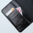 Klapkové puzdro pre Motorola Moto G54 5G, Crazy Horse Wallet, čierne