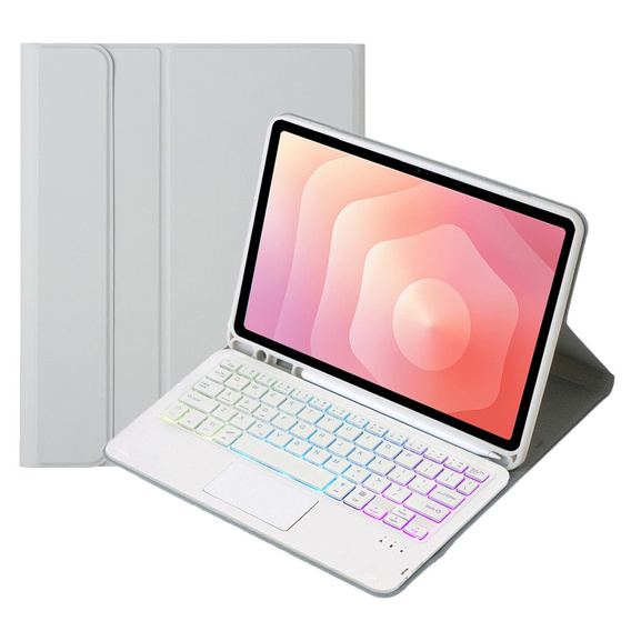 Puzdro s podsvietenou Bluetooth klávesnicou a touchpadom pre Samsung Galaxy Tab S11