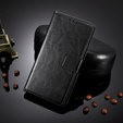 Klapkové puzdro pre T Phone Pro 5G, Crazy Horse Wallet, čierne