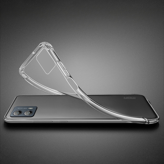 Puzdro MOFI pre Motorola Moto G53 5G, tenké, priehľadné
