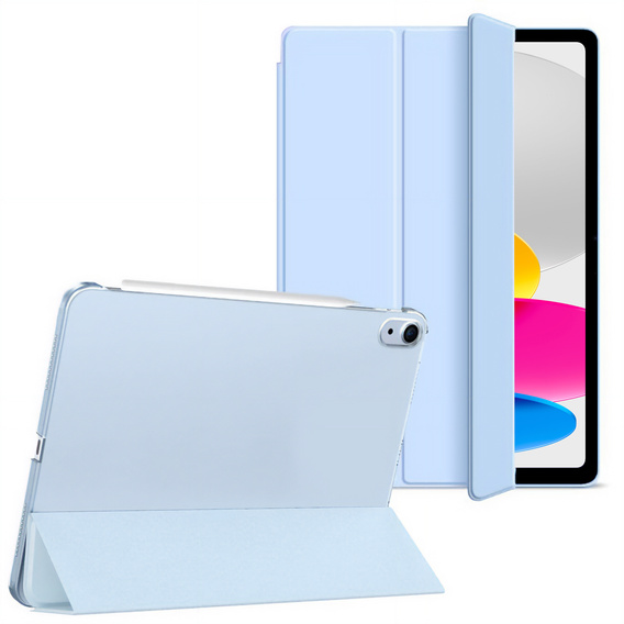 Puzdro pre iPad 10.9 2022 10 Gen, Smart Pencil, so slotom na stylus, modré