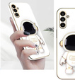 Obal na mobil pre Samsung Galaxy A56 5G, Astronaut, biele
