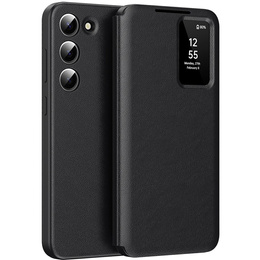 Flipové puzdro pre Samsung Galaxy S23+ Plus, Smart View Wallet, čierne