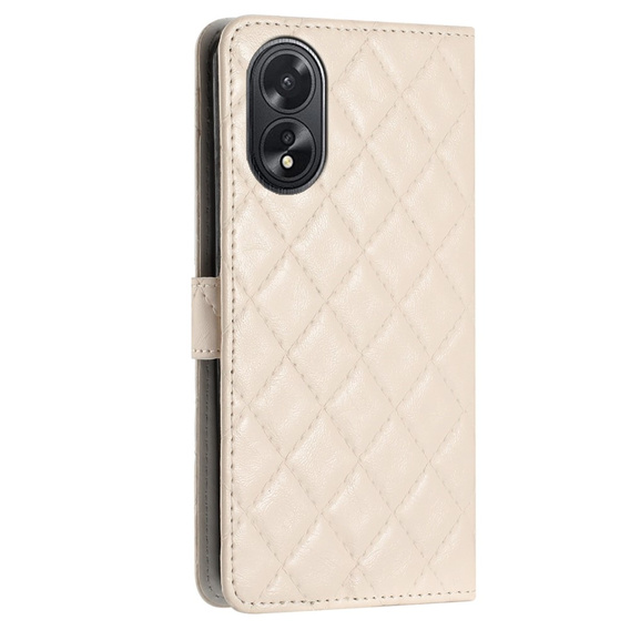 Klapkové puzdro pre Oppo A38 4G / Oppo A18 4G, Wallet, BINFEN COLOR, béžové