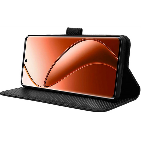 Klapkové puzdro pre Realme 12 Pro 5G / 12 Pro+ 5G, Wallet Smart Magnet, čierne