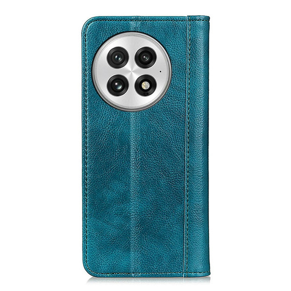 Flipové puzdro pre OnePlus 13, Split Leather, zelený