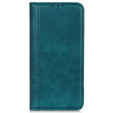 Obal na mobil pre Samsung Galaxy S24, Wallet Litchi Leather, zelený