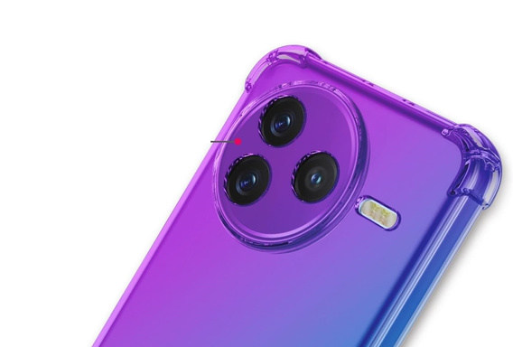 Puzdro pre Xiaomi Poco F7 Pro, Gradient Dropproof, Fialová / modrá