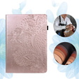 Puzdro s chlopňou pre Xiaomi Redmi Pad SE 11", flower, ružové