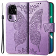 Klapkové puzdro pre Oppo Reno 10 / 10 Pro, Butterfly, fialové