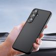 Obal na mobil pre Samsung Galaxy S25 FE, Fusion Hybrid, transparentné / čierne