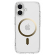 Spigen puzdro pre iPhone 17, Ultra Hybrid MagSafe, číre/zlaté