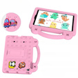 Detské puzdro pre iPad mini 7.9" 2019/2015/2014/2013/2012 (5/4/3/2/1 gen.), Cute Patterns, so stojanom, ružové